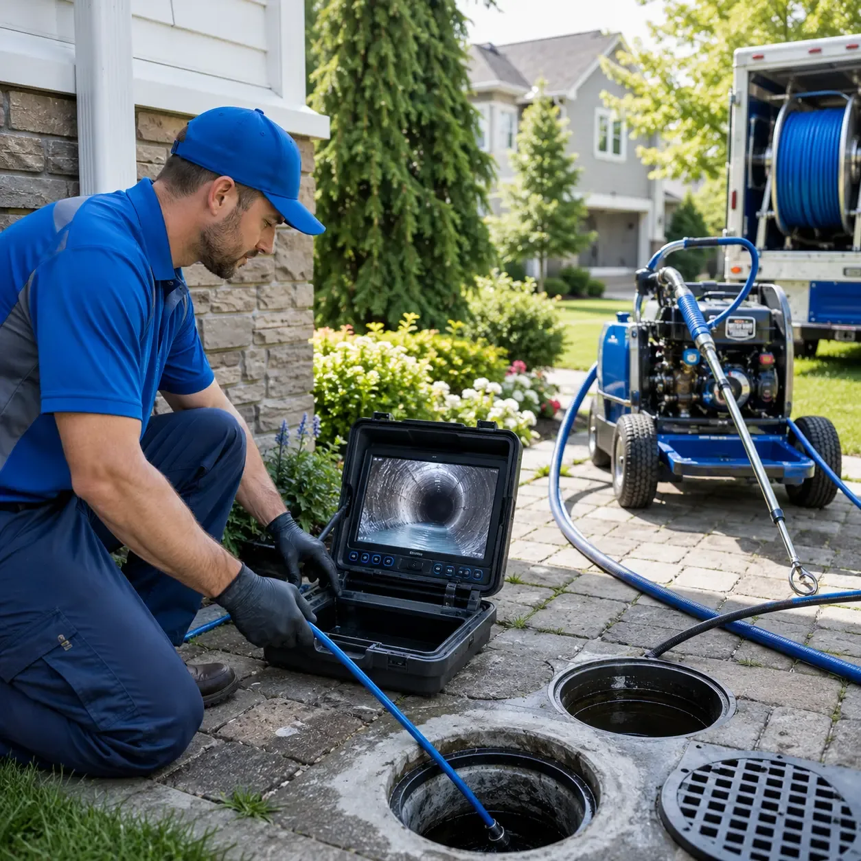 Outdoor drain cleaning professionals serving New Matamoras, OH